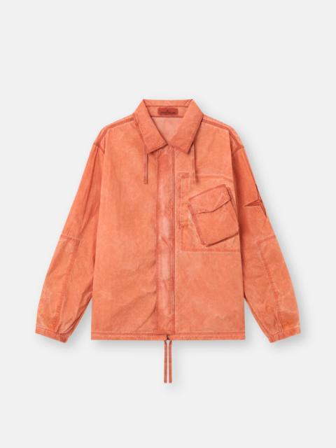 Stone Island 1200036 UNEVEN PIGMENT DYED NYLON SMERIGLIATO + NYLON CANVAS