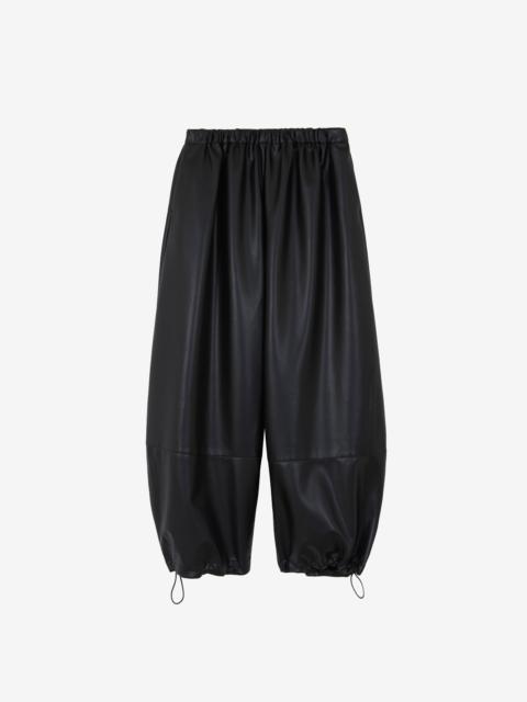 The Frankie Shop Briar Faux Leather Balloon Pants - Black
