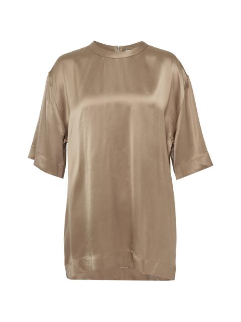 TOTEME satin T-shirt
