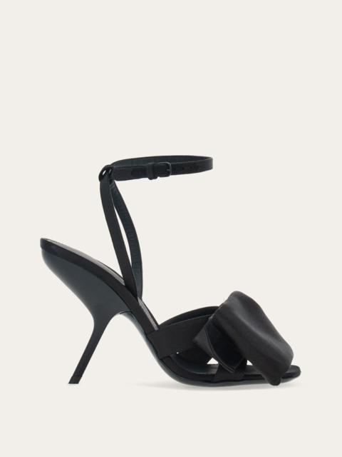 FERRAGAMO SANDAL WITH ASYMMETRIC BOW