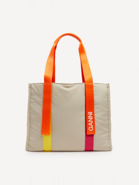 GANNI Medium Tech Tote Bag