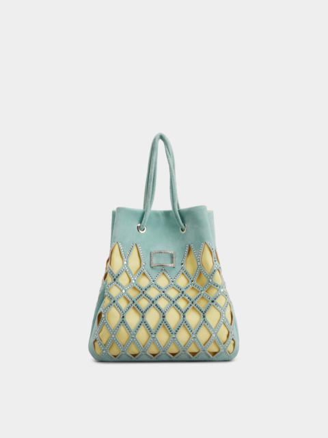Roger Vivier Viv' Pocket Queeny Mini Bag in Suede