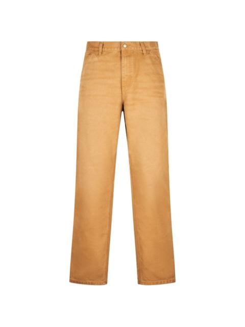 Carhartt Single Knee logo-patch jeans