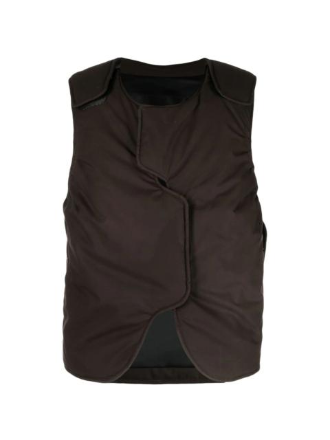 Form asymmetric gilet