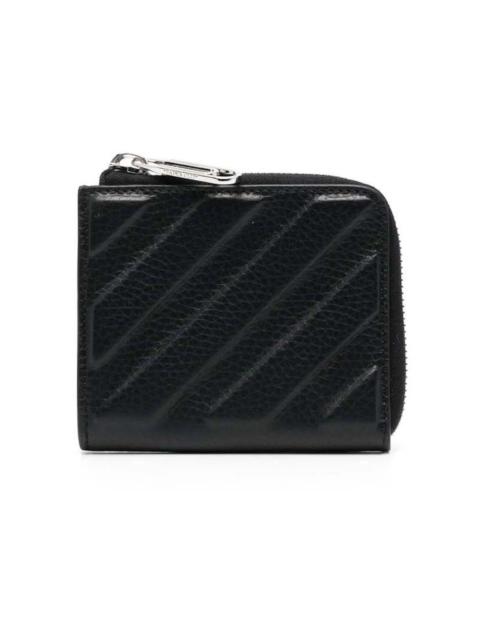 Off-White Off-White Binder Leather Card Holder Black