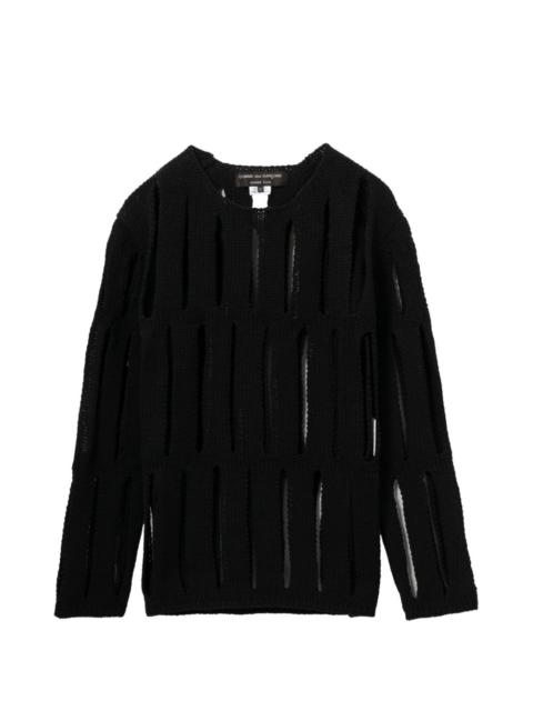 Comme des Garçons Homme Plus cut-out sweater