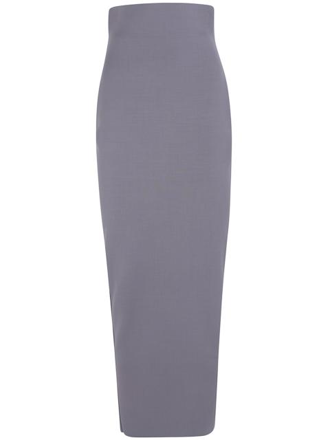 Rick Owens Skirt Wool Blend "Dirt Pillar"