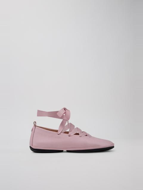 CAMPERLAB Pink Leather Ballerinas for Women.