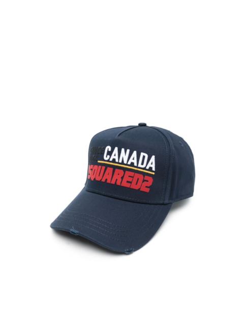 DSQUARED2 logo-print cap