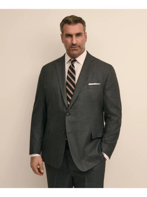 Brooks Brothers Brooks Brothers Explorer Collection Big & Tall Stretch Wool Blend Birdseye Suit Jacket