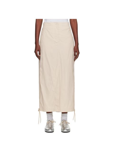 Holzweiler Beige Lt Track Maxi Skirt