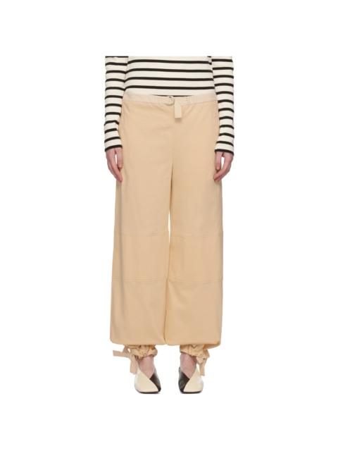 Yellow Belted Trousers