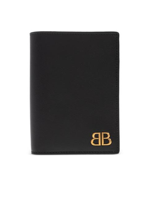 BALENCIAGA leather logo cardholder