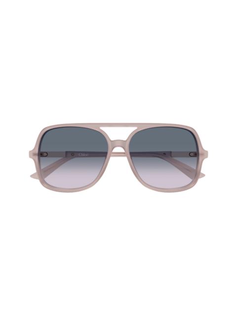 Chloé Oversized Aviator Sunglasses