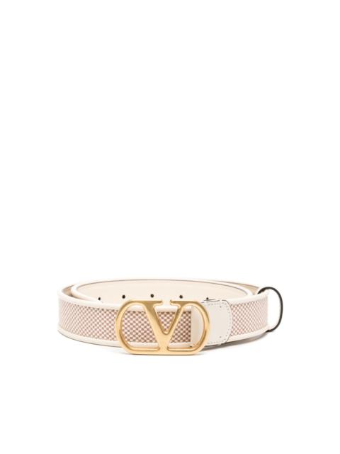 Valentino Vlogo leather belt