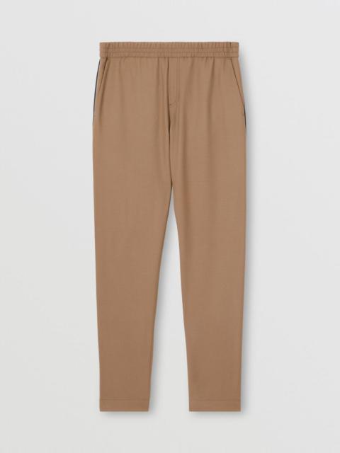 Burberry Side Stripe Wool Jogging Pants