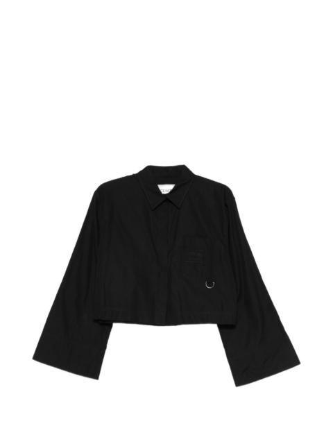 N°21 wide-sleeve cropped shirt
