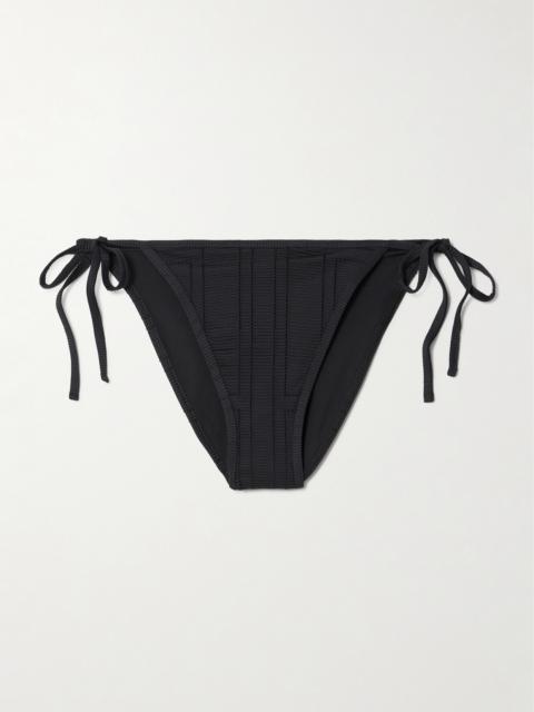 TOTEME Pointelle-knit Stretch Recycled Bikini Briefs