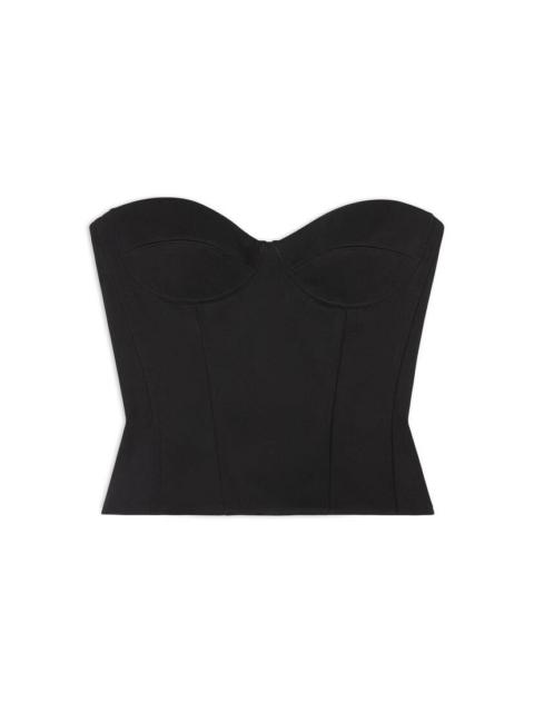 BALENCIAGA Women's Bustier Top in Black