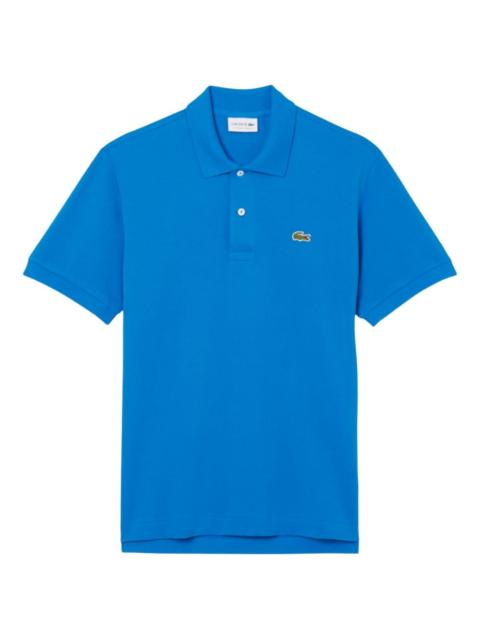 LACOSTE short-sleeve logo-embroidered polo shirt