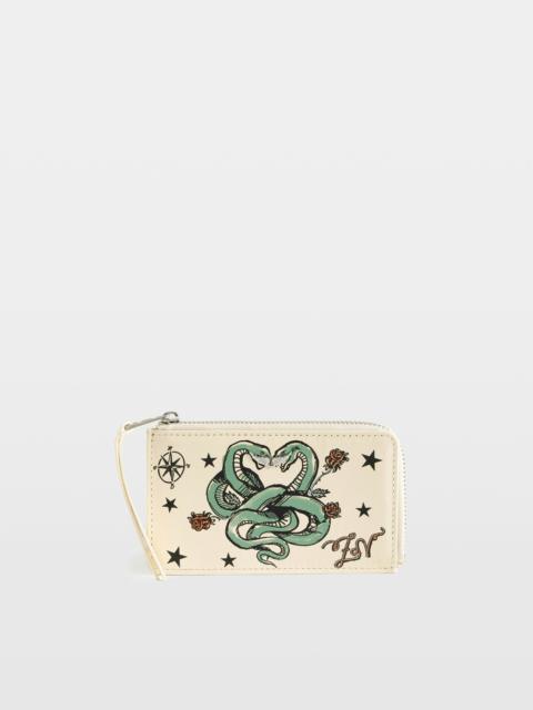 Zadig & Voltaire ZV Card Tattoo Card Holder