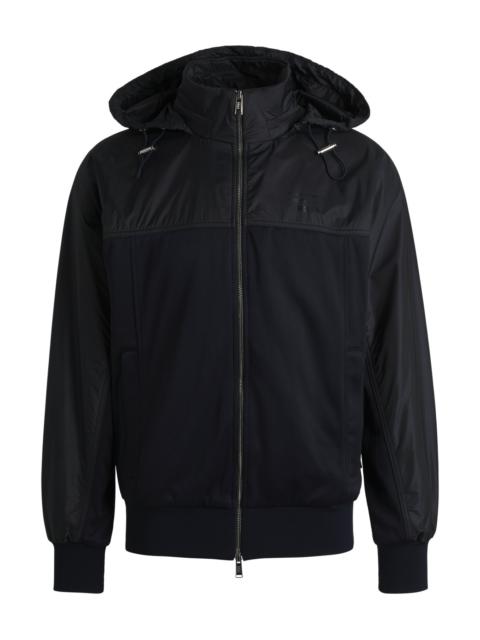 BOSS PORSCHE X BOSS HOODIE WITH TWO-WAY ZIP
