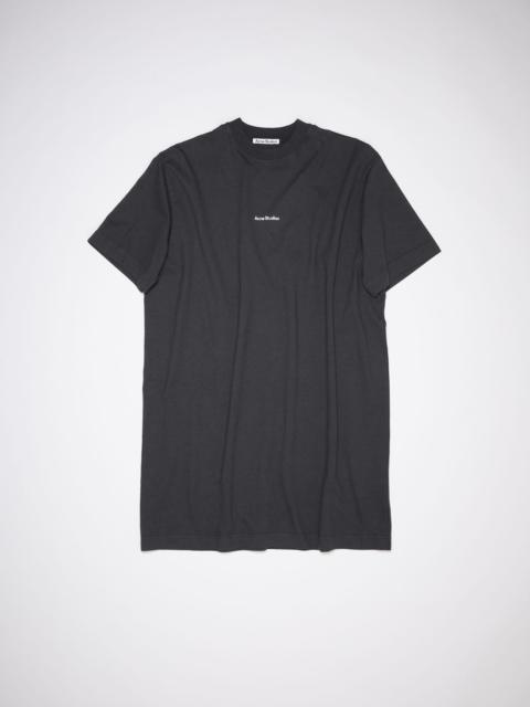 Acne Studios Logo t-shirt dress - Black