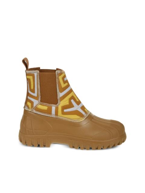 Diemme abstract-pattern chelsea boots