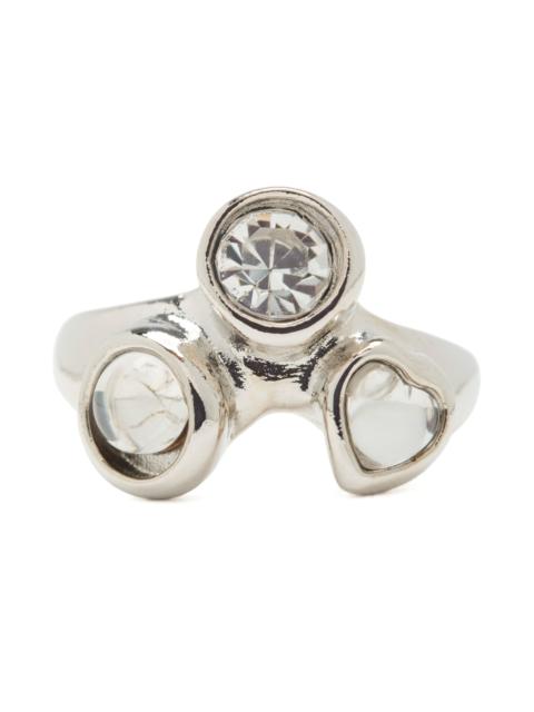 Collina Strada SILVER CLEAR FLORENCE TOE RING