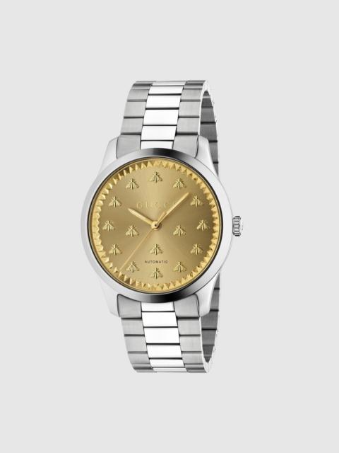 G-Timeless watch with bees, 42 mm