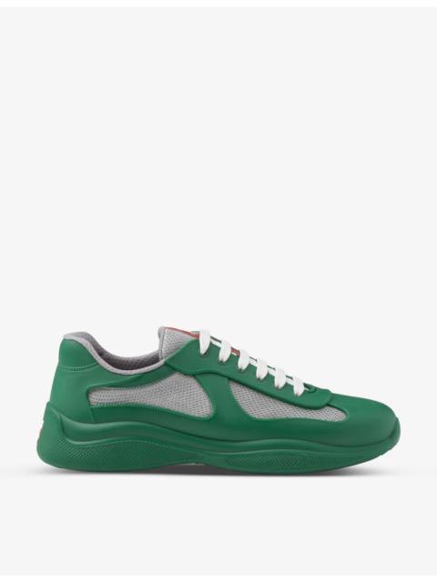 Prada America’s Cup Original leather and mesh trainers