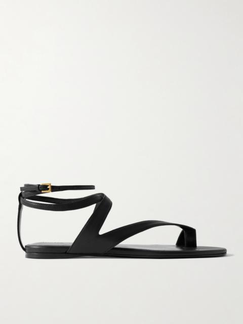 KHAITE Aimee Leather Sandals
