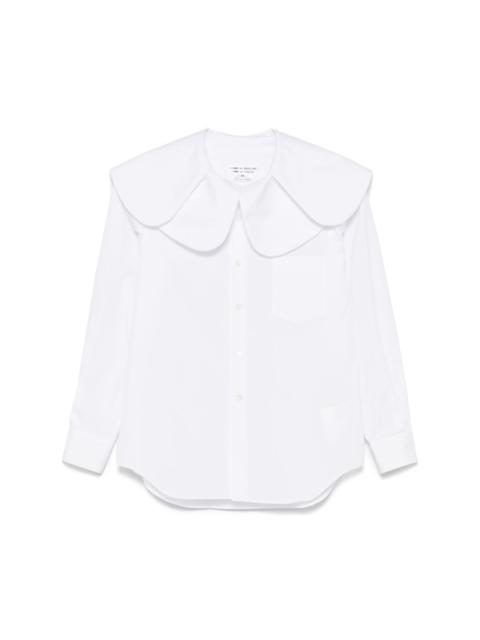 Comme des Garçons Comme des Garçons petal-collar shirt