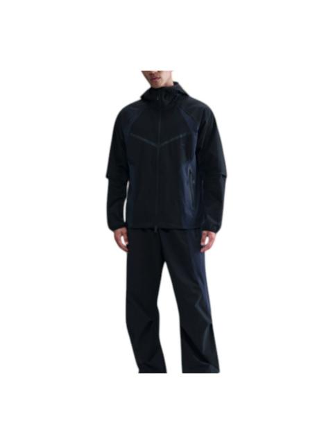 Nike Nike Tech Woven Color-Block Loose Jacket 'Black Obsidian' IH8462-010