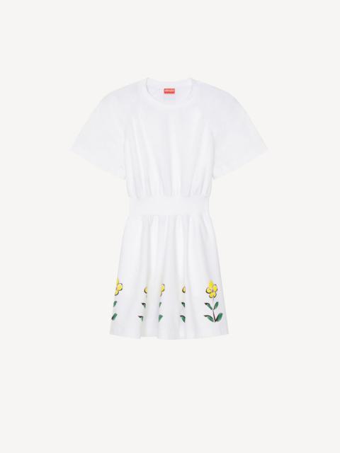 KENZO 'Akae Flower Field' fitted T-shirt dress