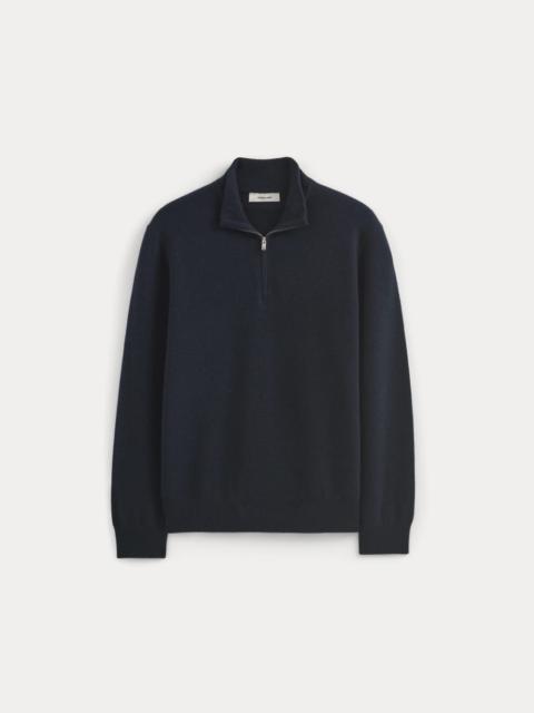 EVERLANE CASHMERE QUARTER ZIP SWEATER