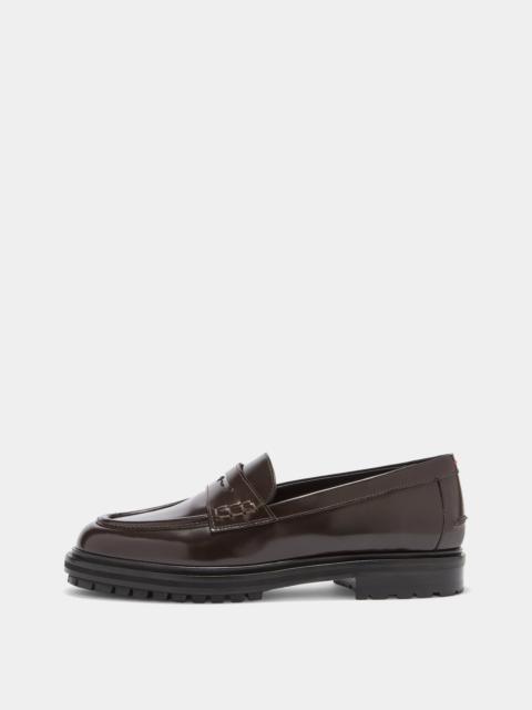 Aeyde 레오 가죽 Loafers 갈색