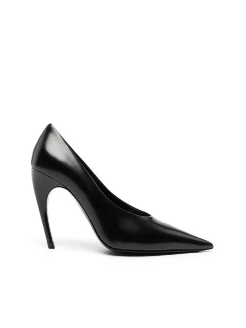 110mm leather pumps