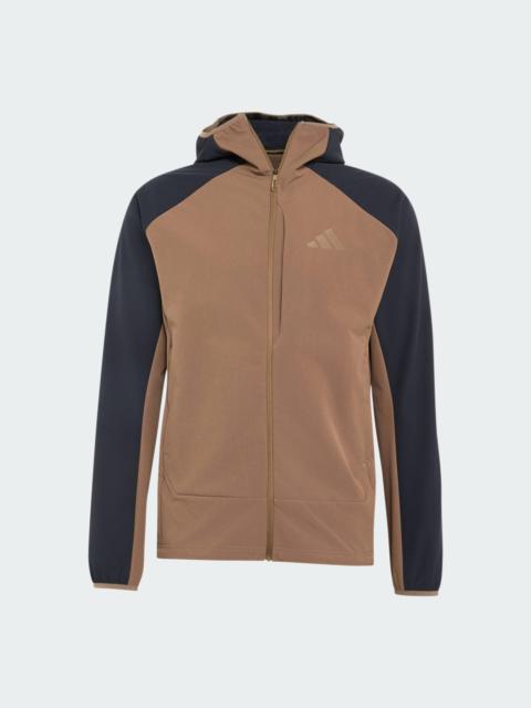 adidas Terrex Xperior CLIMAWARM+ Softshell Fleece Hooded Jacket