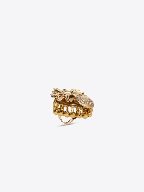 Dries Van Noten LAYERED BRASS RING