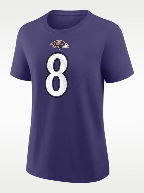 Nike Lamar Jackson Baltimore Ravens Women's Nike NFL T-Shirt