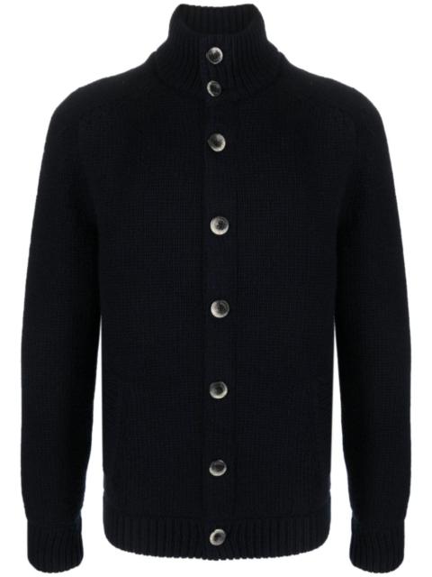 Herno button-up wool cardigan