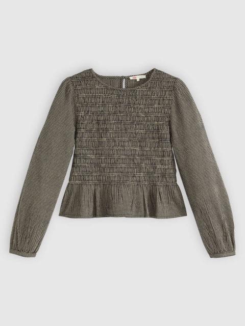 Levi's FLEUR SMOCKED TOP