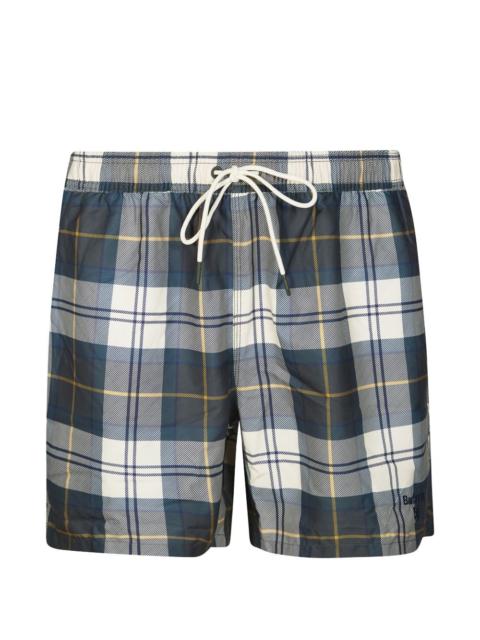 Barbour Tartan swim shorts