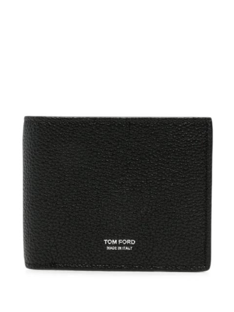 TOM FORD Wallet Bifold Soft Grain Leather "T Line Classic"