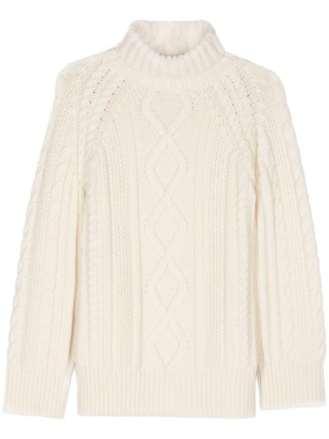 forte_forte roll-neck virgin-wool jumper