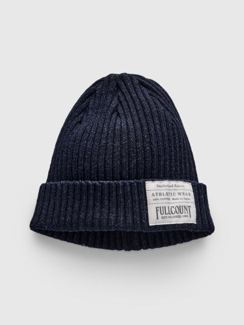 FULLCOUNT 6817 Rib Watch Cap in Indigo