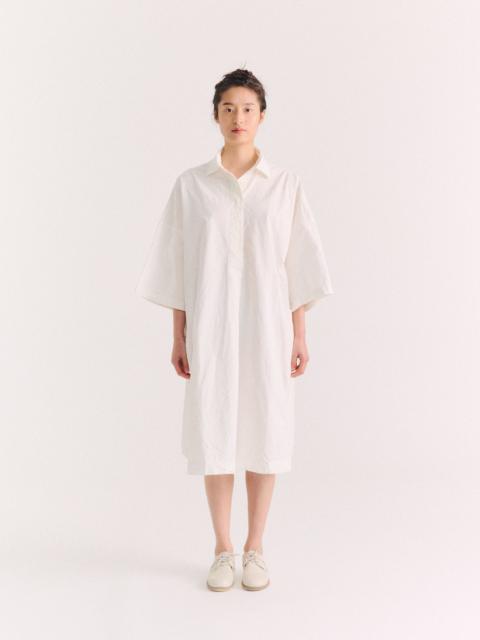 CASEY/CASEY BIG T DRESS - PAPER - WHITE