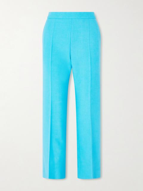 Chloé Wool-crepe Straight-leg Pants