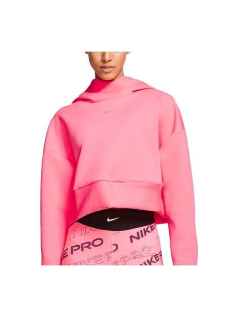 Nike (WMNS) Nike Pro Fleece Pullover Hoodie 'Pink' CJ3592-679